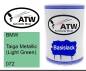 Preview: BMW, Taiga Metallic (Light Green), 072: 500ml Lackdose, von ATW Autoteile West.